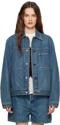 Jil Sander Blue Regular Fit Denim Jacket