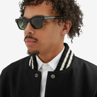 Prada Eyewear Men's A17S Sunglasses in Black/Green 