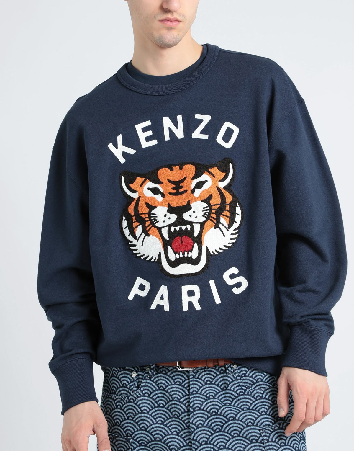 Kenzo Mens Sweatshirt in Navy