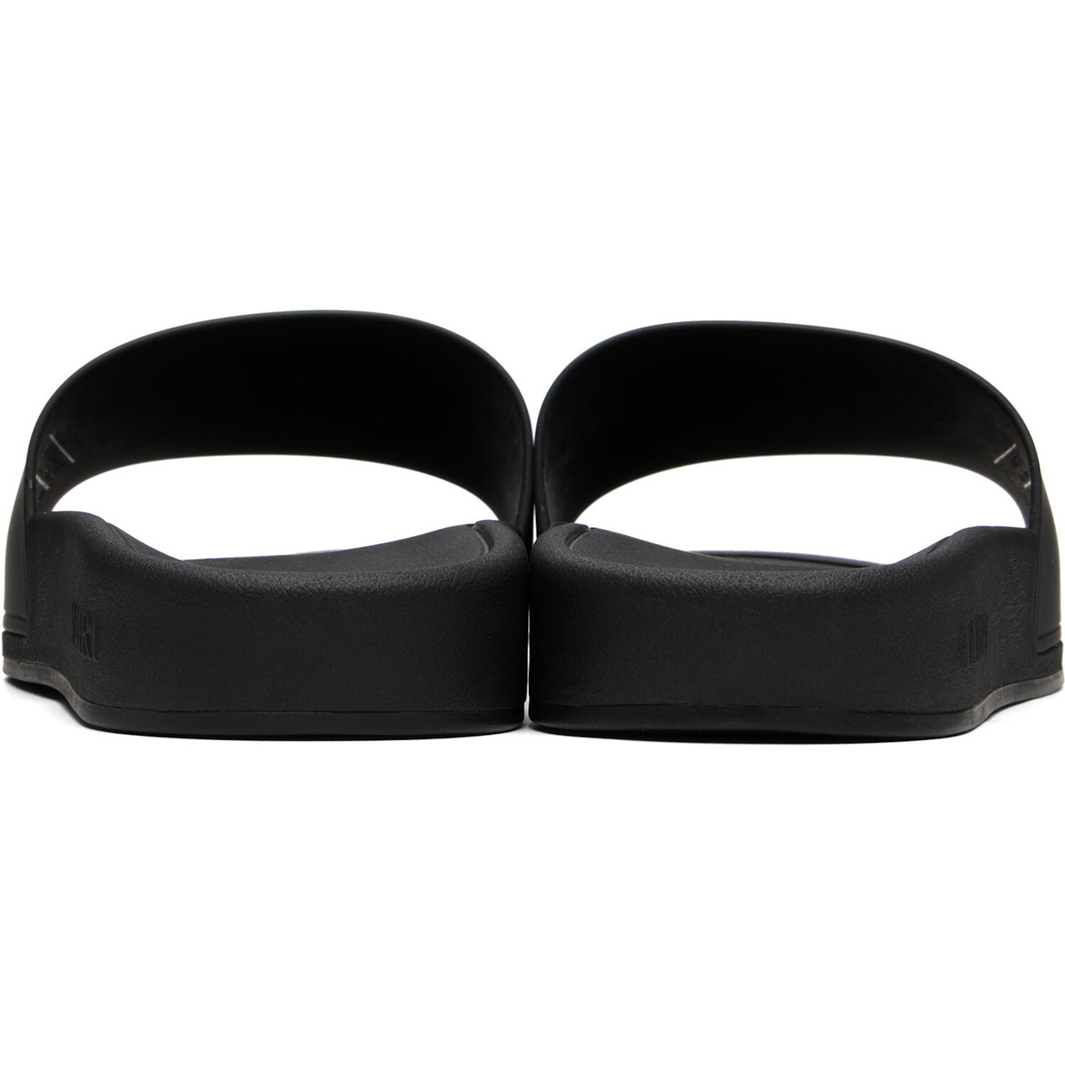 AMIRI Black 'MA' Pool Slides