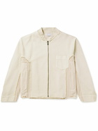 John Elliott - Frayed Cotton-Twill Jacket - Neutrals