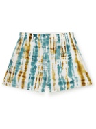 Anonymous ism - Tie-Dyed Cotton Boxer Shorts - Green