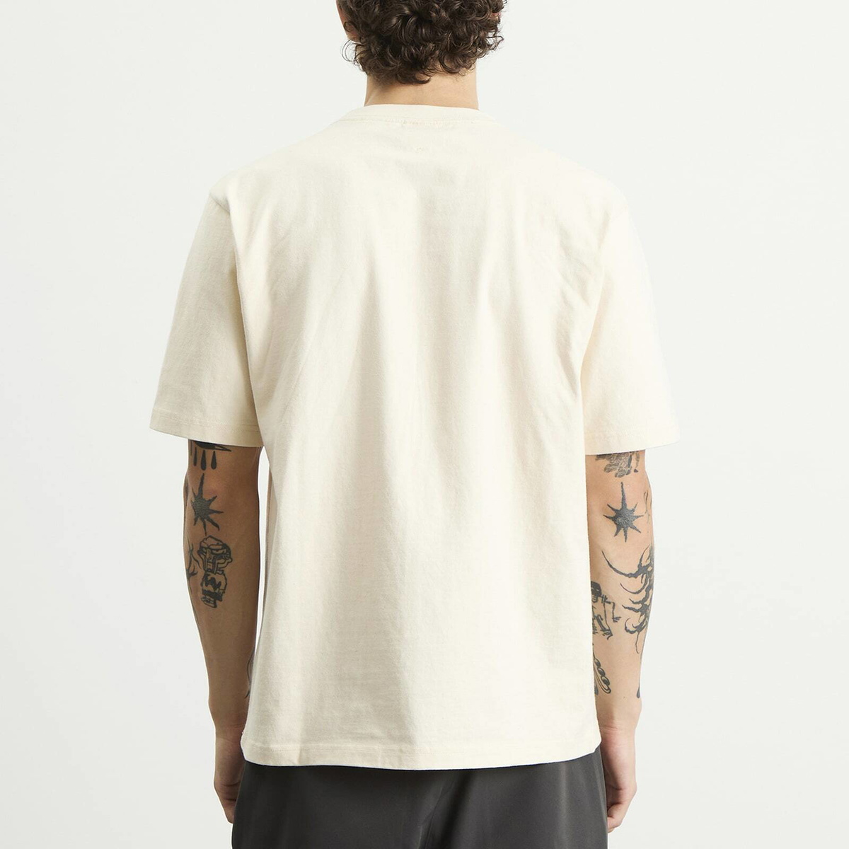 Snow Peak Men's Recycled Cotton Heavy T-Shirt in Oatmeal