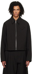 Bottega Veneta Brown Criss-Cross Jacket