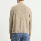 Won Hundred Men's Bently Reverse Seam Jumper in Plaza Taupe
