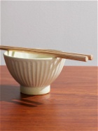 Japan Best - Set of Two Ceramic Rice Bowl and Chopsticks Set