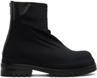 424 Black Zip Boots