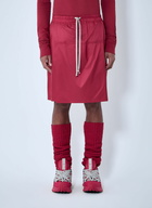Moncler + Rick Owens Drawstring Midi Kilt Shorts