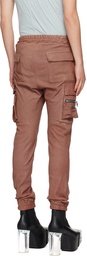 Rick Owens Pink Porterville Mastodon Leather Pants