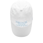 Sporty & Rich Men's New Drink Water Cap in White/Atlantic
