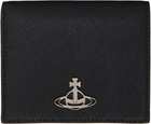 Vivienne Westwood Black Billfold Leather Wallet