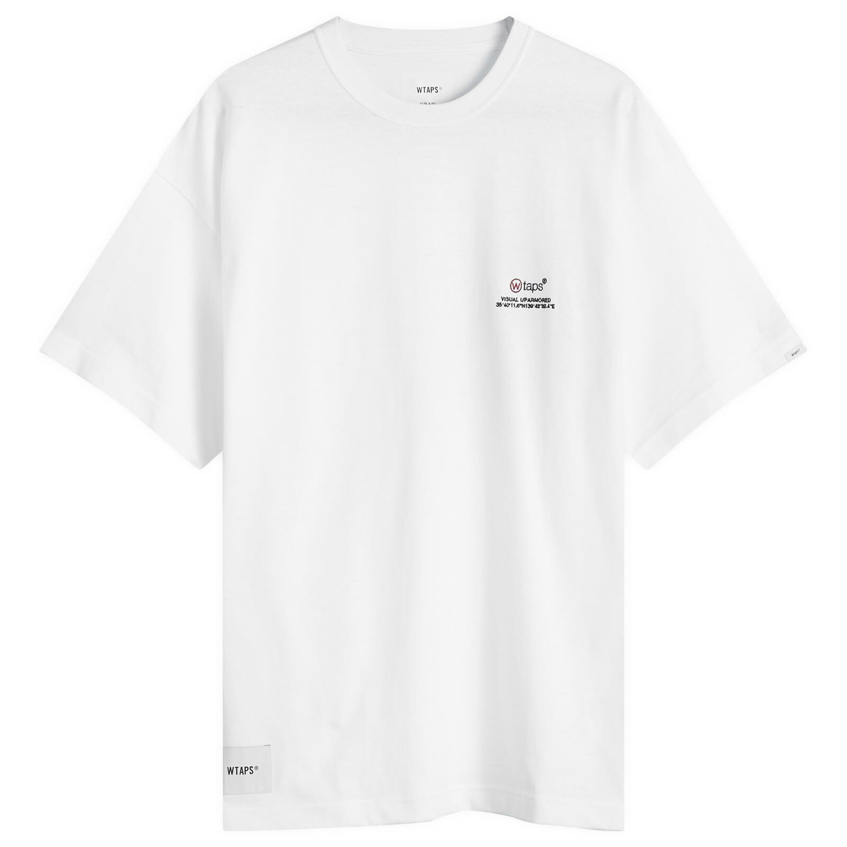 WTAPS Men's Skivvies 3-Pack T-Shirt in White WTAPS