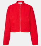 Alaïa Round denim jacket