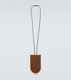 The Row - Billy leather keychain with strap
