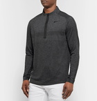 Nike Golf - Slim-Fit Mélange Dri-FIT Half-Zip Golf Top - Charcoal