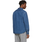 Carhartt Work In Progress Blue Salinac Shirt Jacket