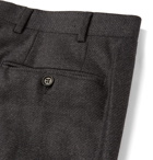 Canali - Dark-Grey Stretch-Wool Trousers - Men - Dark gray