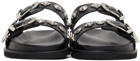 Toga Virilis Black Studded Slide Sandals