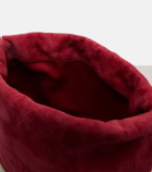 Alaïa Le Pochon suede bucket bag