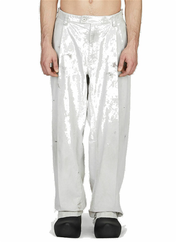 Photo: Balenciaga Minimal Cargo Pants male Light Grey