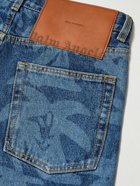 Palm Angels - Palmity Straight-Leg Printed Jeans - Blue