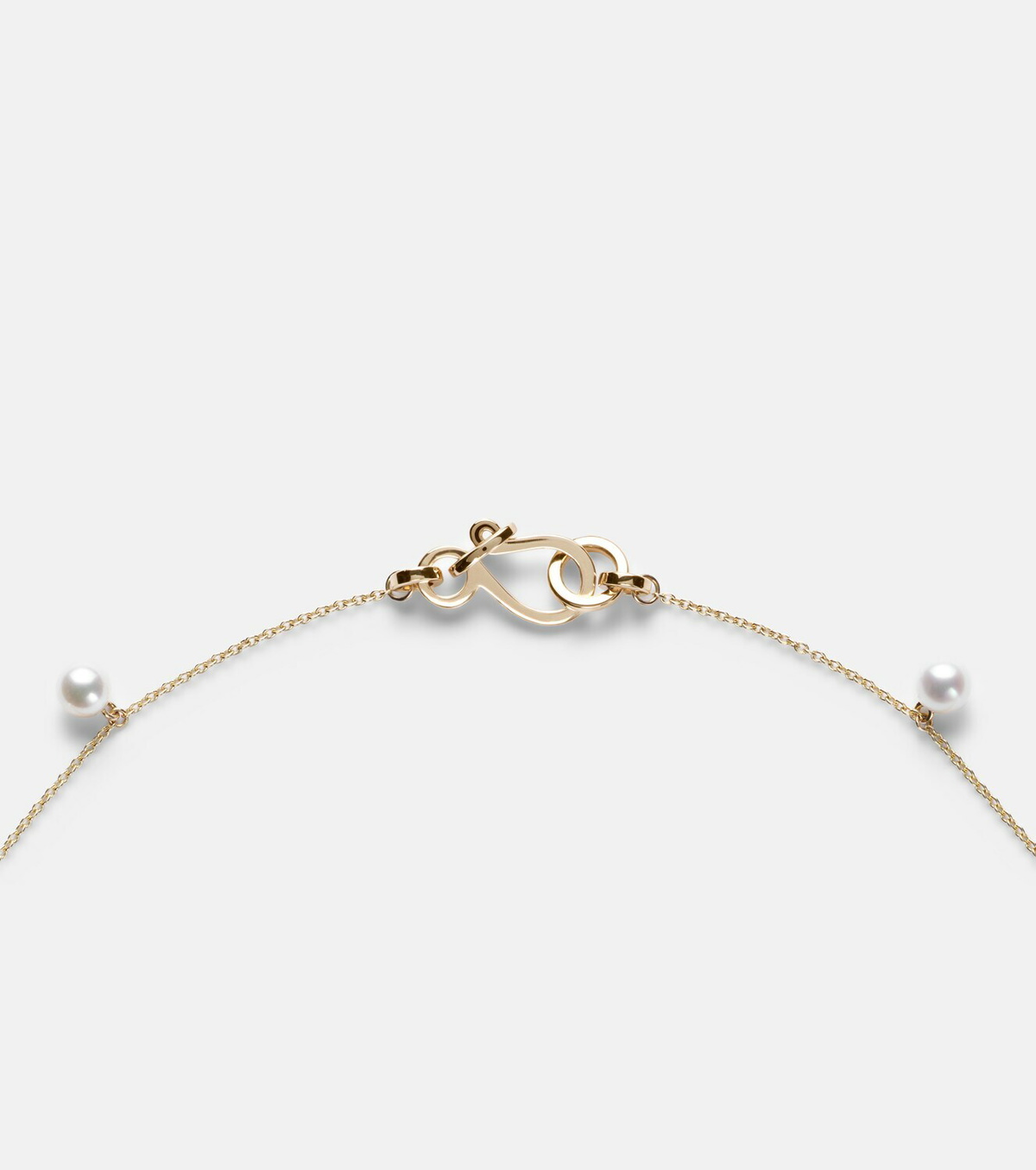 Sophie Bille Brahe Lou Lou 14kt gold necklace with freshwater pearls