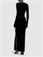 16ARLINGTON - Solaria Velvet Midi Dress