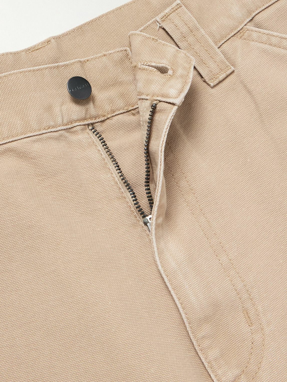 Carhartt WIP - OG Single Knee Printed Straight-Leg Organic Cotton-Canvas Trousers - Neutrals