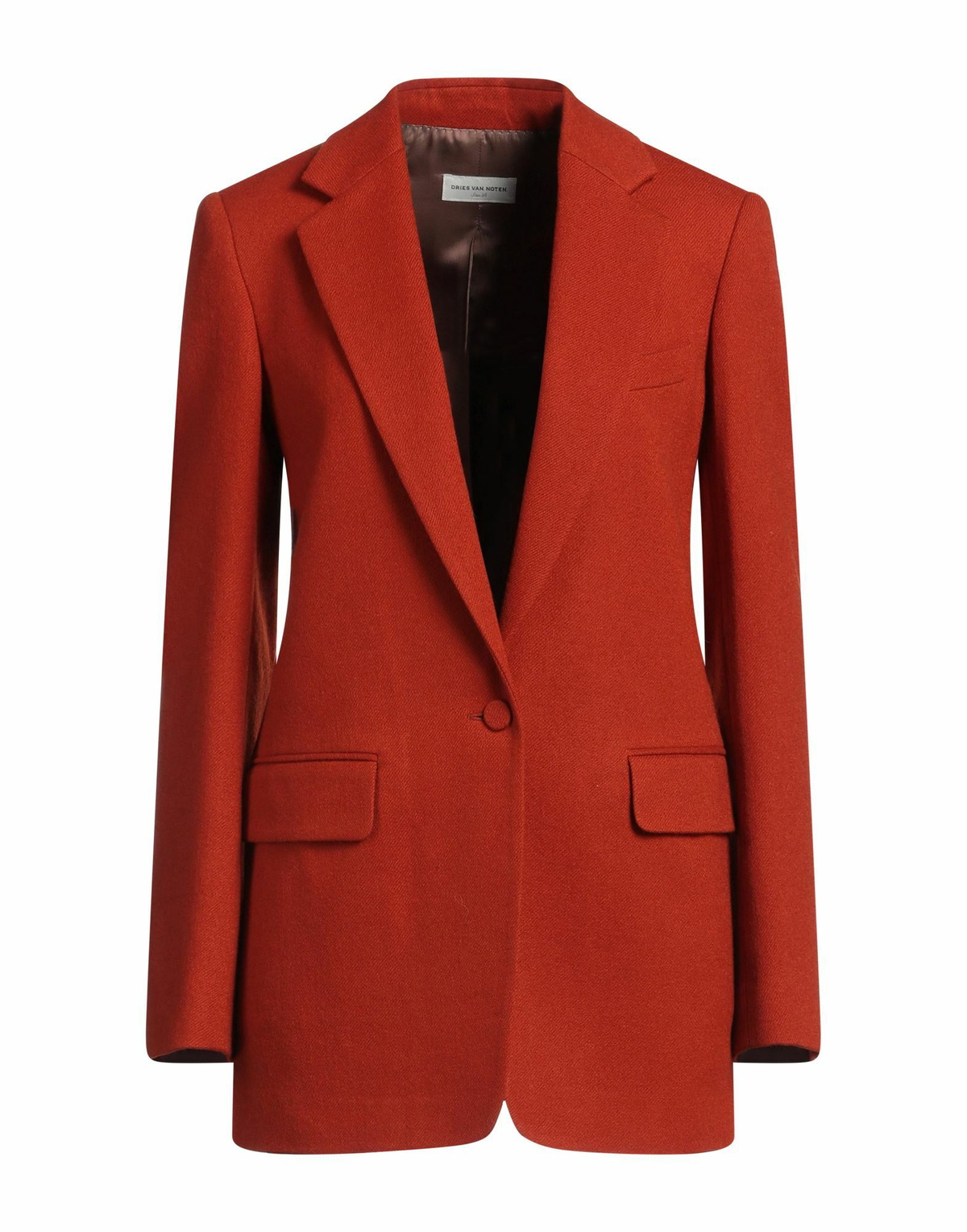 Dries Van Noten Womens Blazer in Tomato red