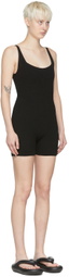 Haight Black Cotton Jumpsuit
