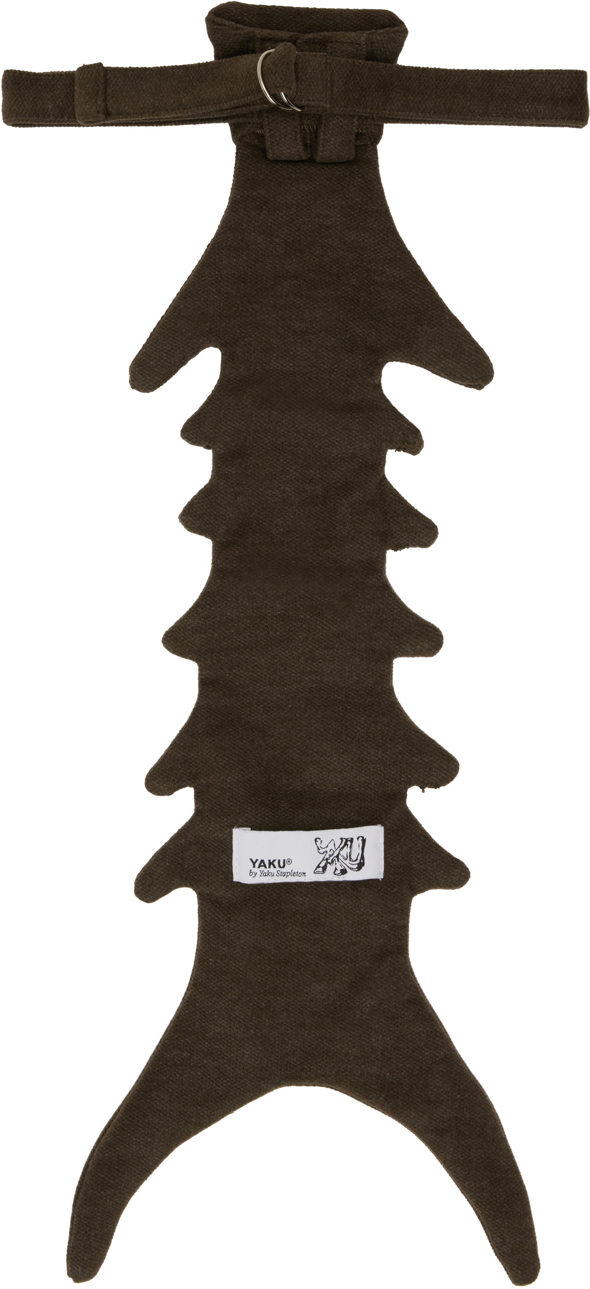 YAKU Brown Trilotie Tie