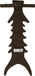 YAKU Brown Trilotie Tie