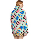 Kirin Multicolor Eco-Fur Typo Jacket