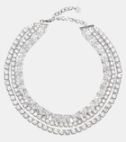 Self-Portrait Crystal-embellished choker