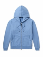 TOM FORD - Slim-Fit Cotton-Jersey Zip-Up Hoodie - Blue