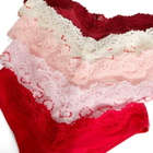 SKIMS Women's Fits Everybody Lace Dipped Thong 5 Pack in Candy Heart Multi
