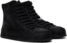 Ann Demeulemeester Black Orvo High-Top Sneakers