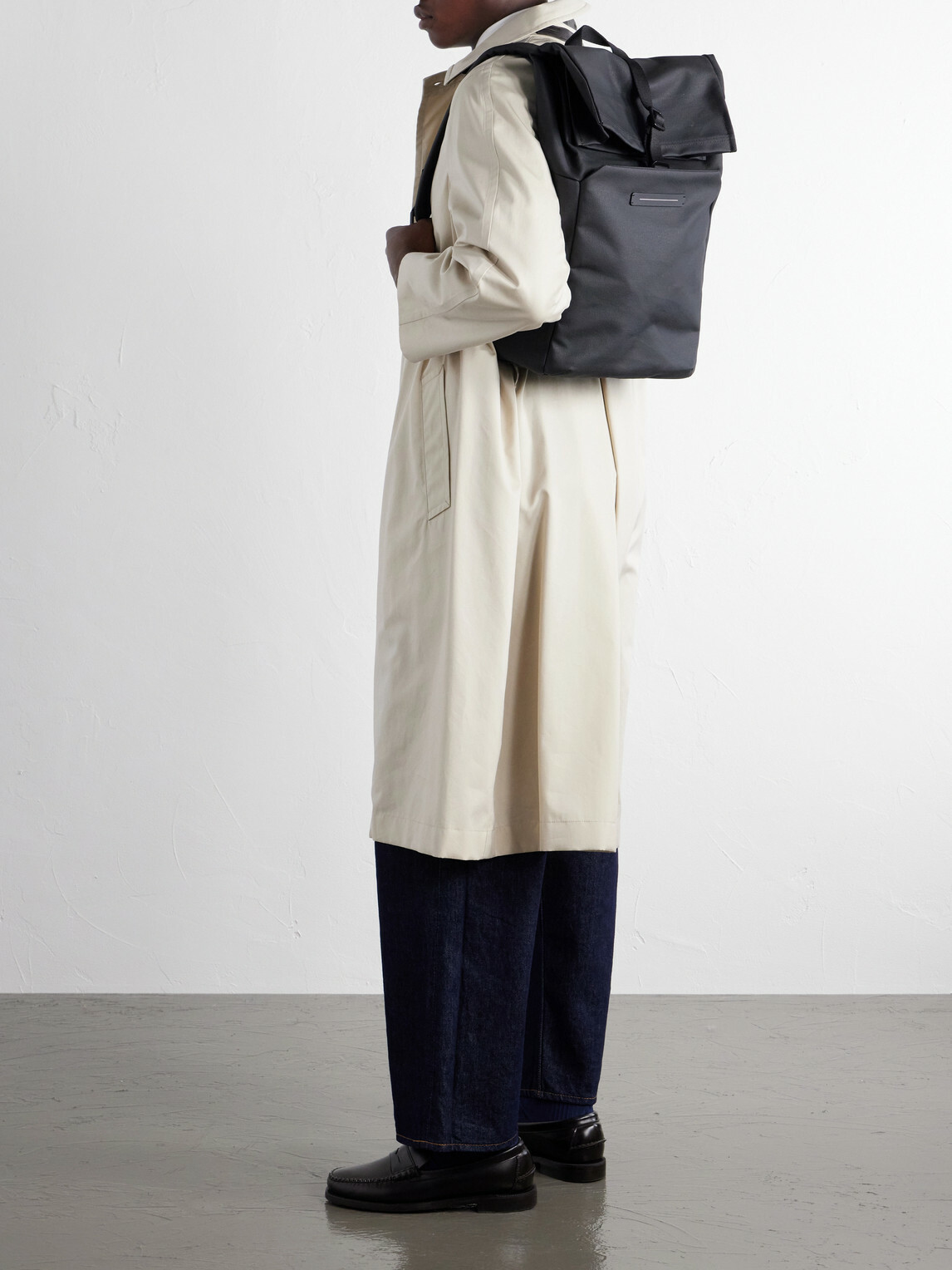 Horizn Studios - SoFo Rolltop X Waxed Cotton-Canvas Backpack