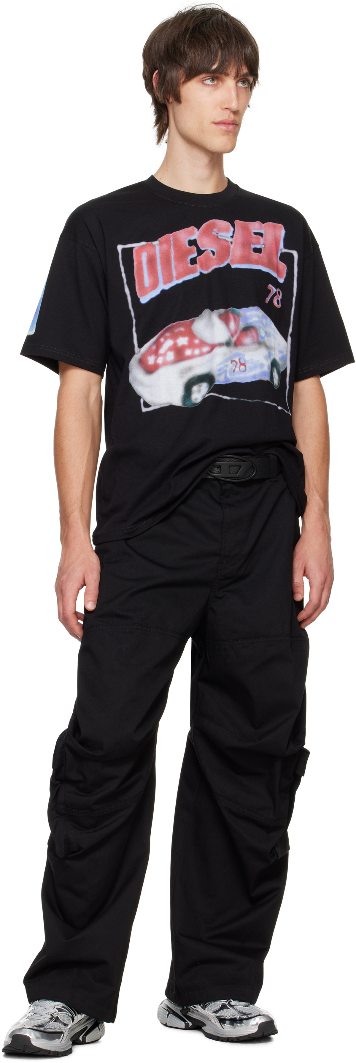 2024AW DIESEL P-ARNE-FEM-P1 総柄カーゴパンツ 2024AW DIESEL P-ARNE-FEM-P1 総柄カーゴパンツ