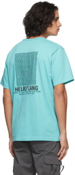 Helmut Lang Blue Distort T-Shirt