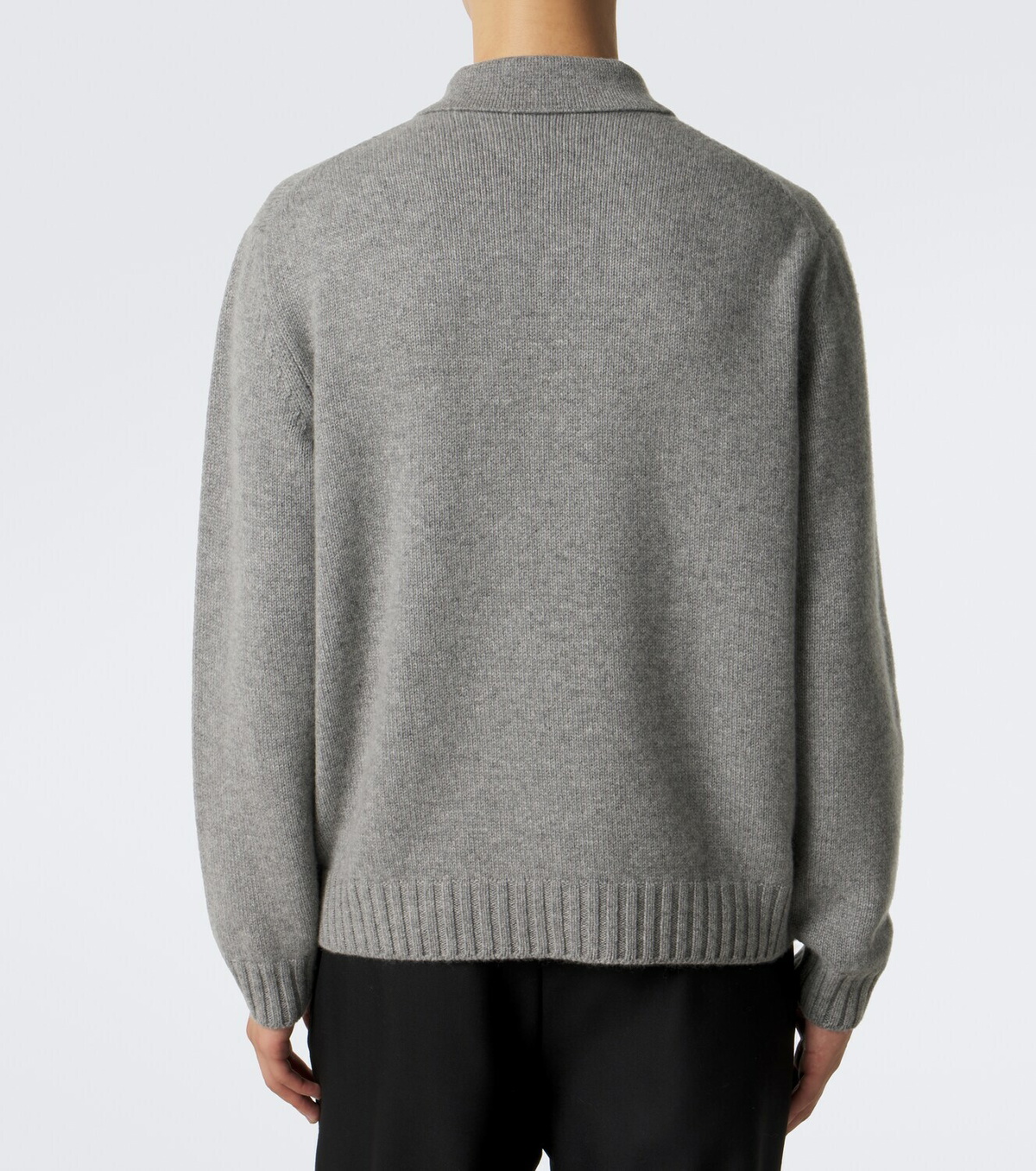 Saman Amel Sander cashmere polo sweater