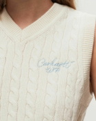 Carhartt Wip  Signature Vest Sweater White Vests