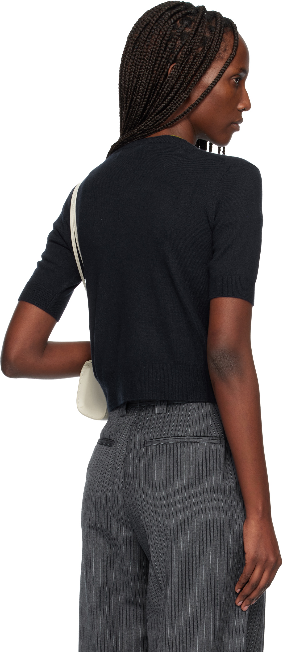 arch4 Navy Alistair V-Neck Sweater
