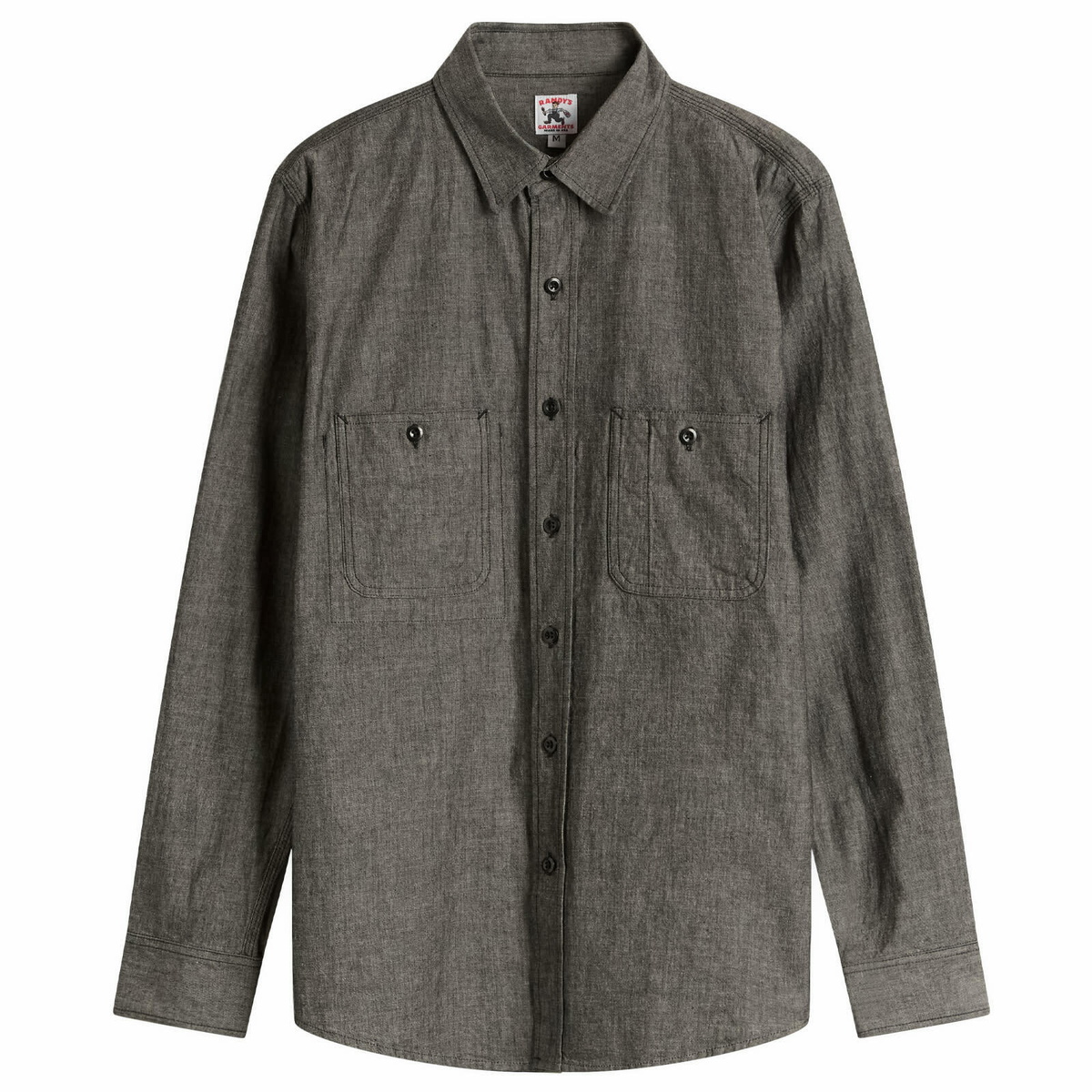 Randy's Garments Men's Randy’s Garments  3 Pocket Work Shirt in Black Heavy Chambray