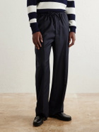 Officine Générale - Nilson Straight-Leg Wool, Cashmere and Silk-Blend Suit Trousers - Blue