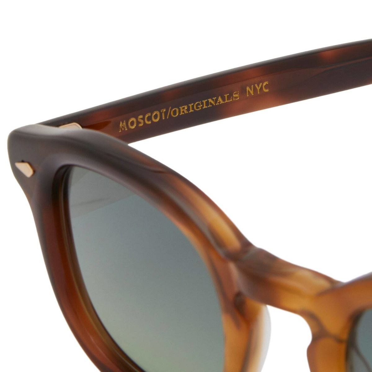 Moscot Dolt Sunglasses in Grey-Brown Fade/Chestnut Fade