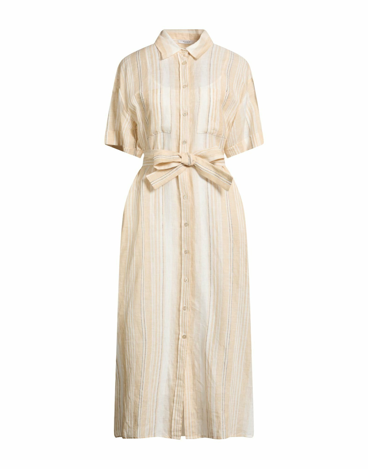 Peserico Womens Midi dress in Beige
