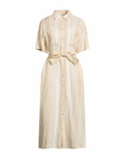 Peserico Womens Midi dress in Beige