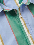 Thom Browne - Striped Cotton-Poplin Shirt - Blue