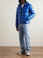 Aspesi - Quilted Nylon Hooded Down Jacket - Blue